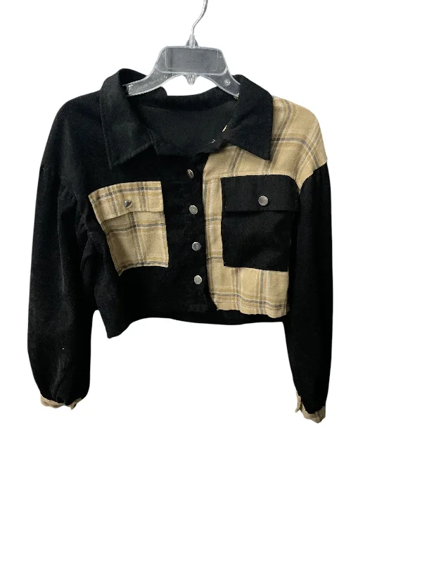 Urban Polished Top Long Sleeve By Shein In Black, Size: S
