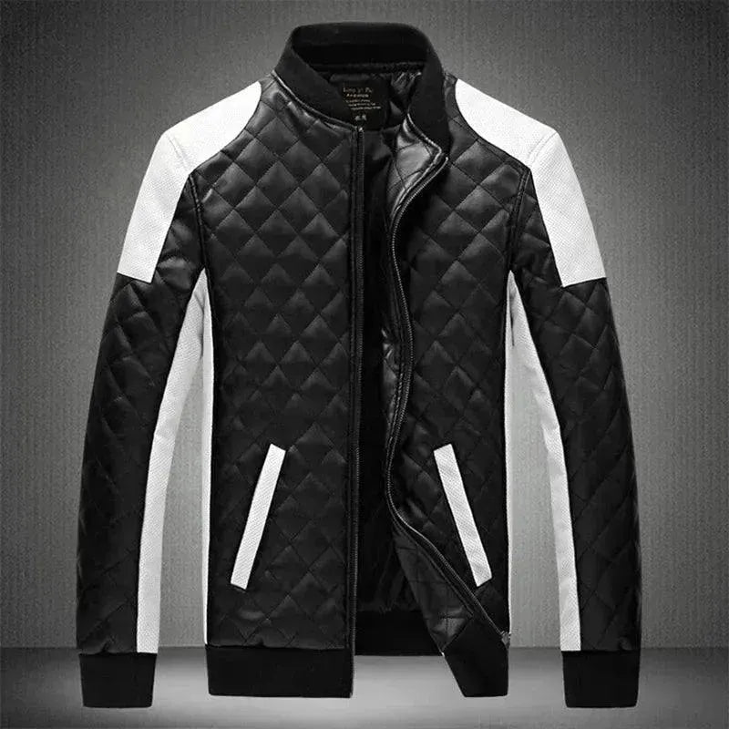 Heritage Smart Men's Casual Motorcycle Leather Jacket