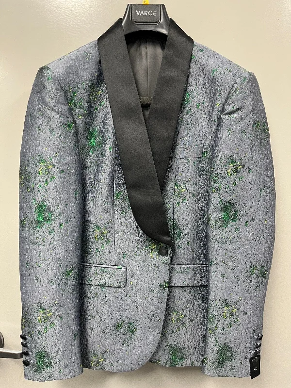 Timeless Contemporary Varce Silver/Green Galaxy Jacket