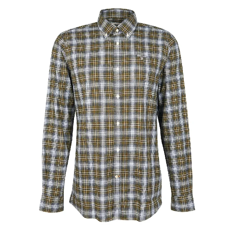 Barbour Portland Tailored Fit Shirt Moss