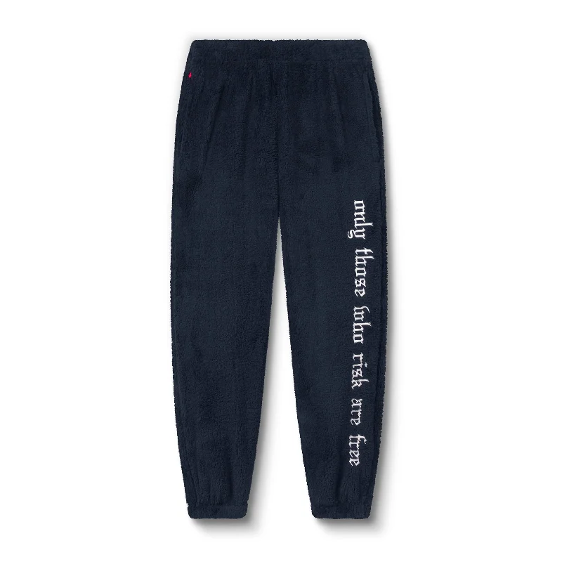 0692. Sherpa Recovery Sweats - Navy/White