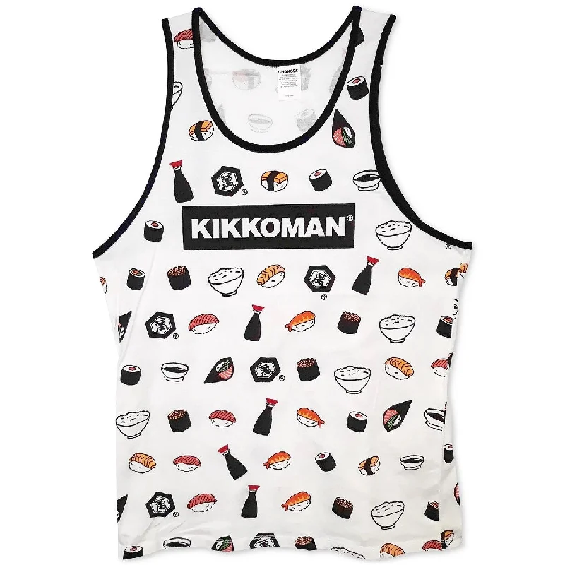 Changes Kikkoman Men's Printed Tank White Size X-Large