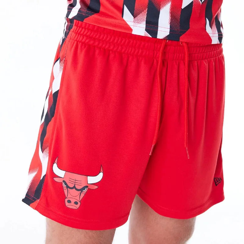 Chicago Bulls NBA Soccer Red Short Shorts