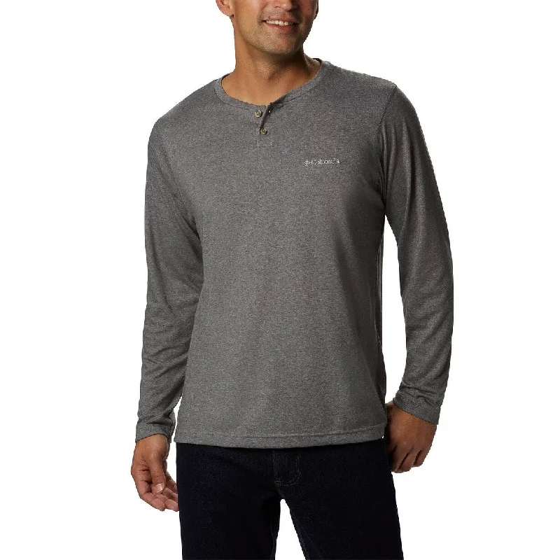 Columbia Men's Thistletown Park Henley Grey Size X-Large