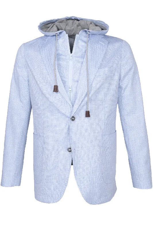 Alberto Zimni CoolMax Hybrid Hooded Sport Coat