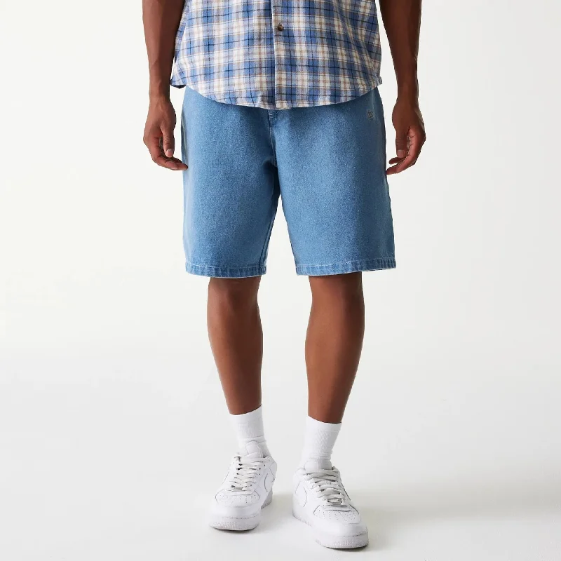 LA Dodgers Light Blue Denim Shorts