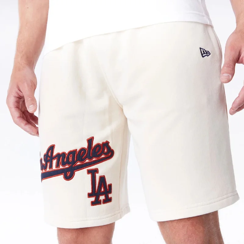 LA Dodgers MLB Lifestyle Light Beige Shorts