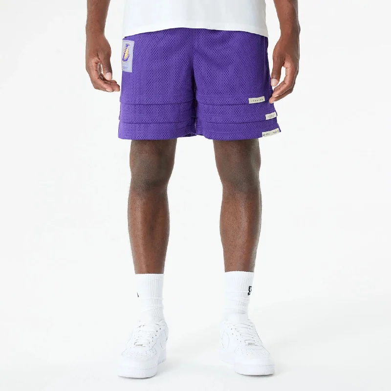 LA Lakers Bristol Studio x NBA Purple Shorts