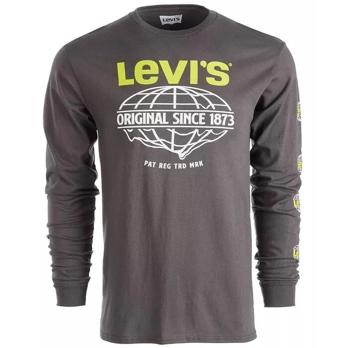 Levi's Men's Long-Sleeve Network T-Shirt Black Size Small