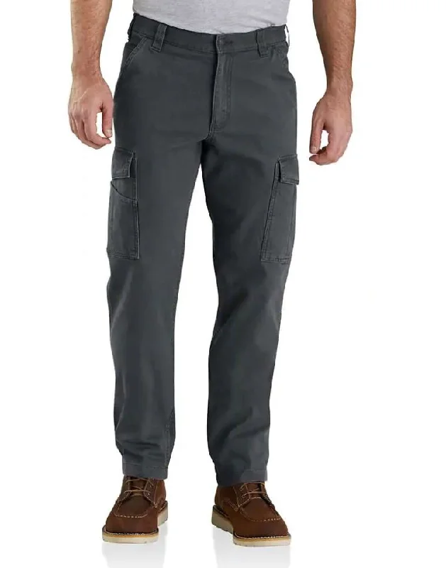 Men's Rugged Flex Relaxed Fit Canvas Cargo Work Pant