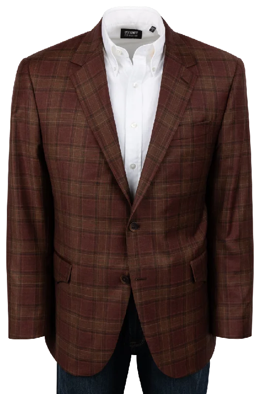 Pinto Ranch Rust Plaid Sport Coat