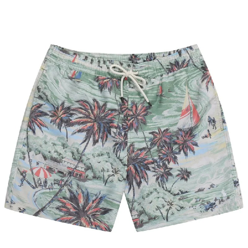 Polo Ralph Lauren 14.6 cm Traveller Swimming Trunk Hawaiian Beach Bazaar