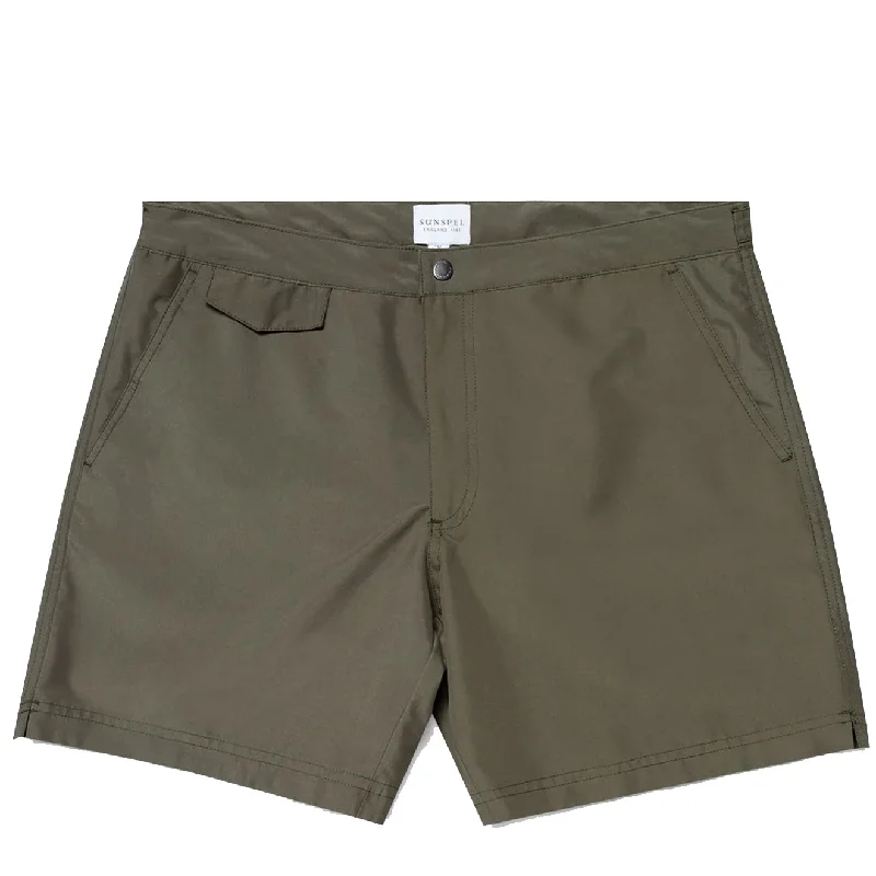 Sunspel Tailored Swim Short Hunter Green