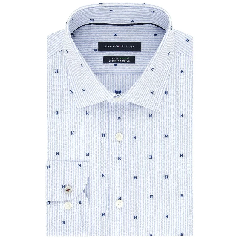 Tommy Hilfiger Men's Performance Stretch Dress Shirt Size 34X35