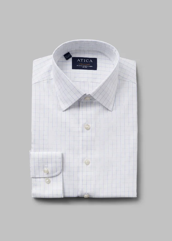 Providence Light Blue Windowpane Shirt