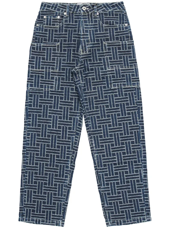 Weave Cargo Jeans