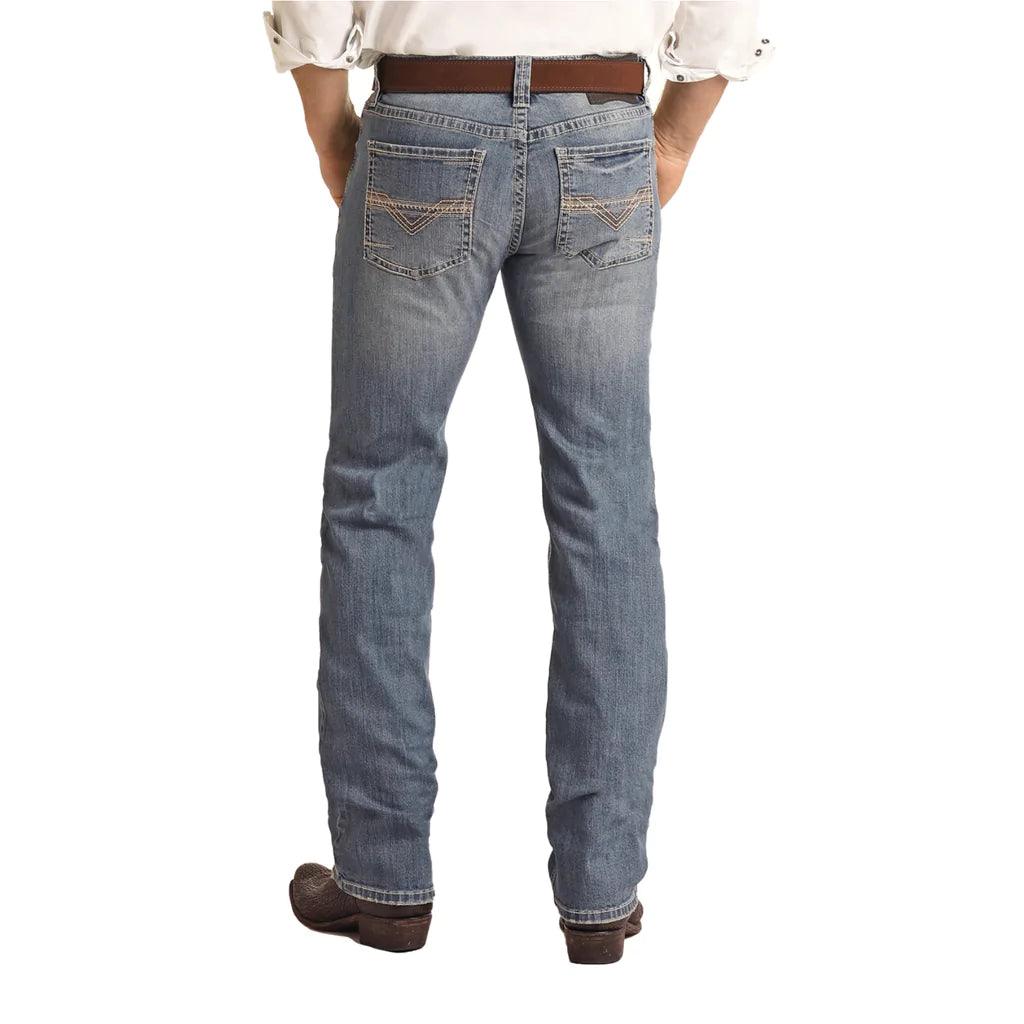 Rock & Roll Cowboy Men's Reflex Regular Fit Stretch Stackable Jean RRMDSPRZSL