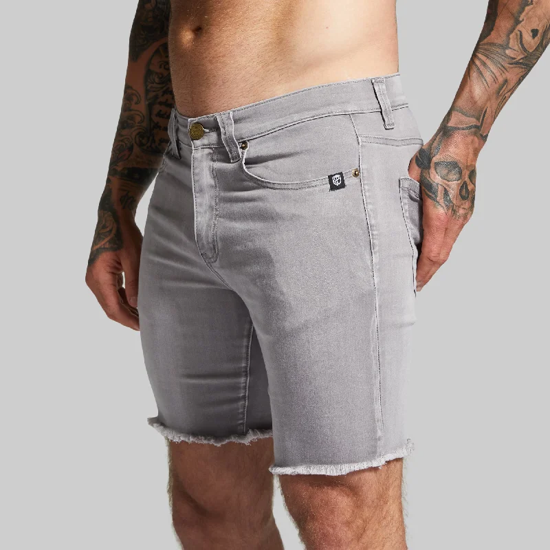 FLEX Stretchy Jorts (Grey)