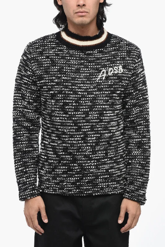 Andersson Bell Bouclè Fabric WINGS Crew-neck Sweater