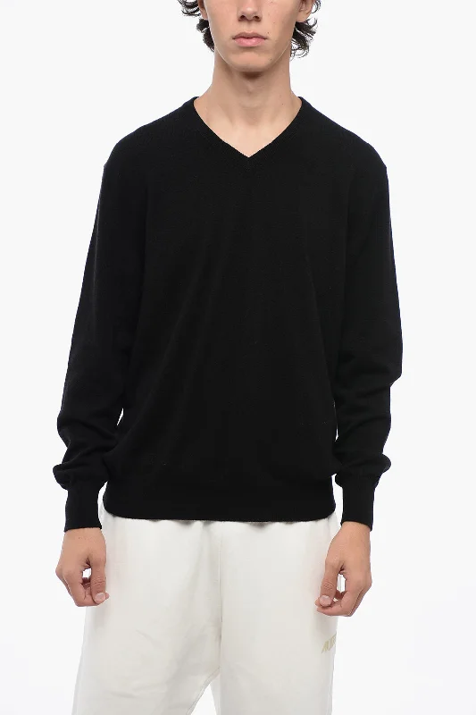 Bruno Manetti Cashmere Sweater with V-Neck