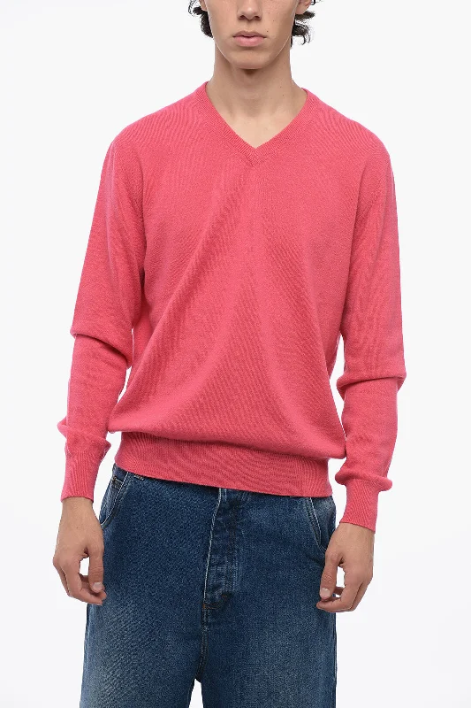 Bruno Manetti V-Neck Cashmere Sweater