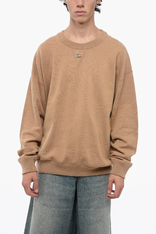 Dolce & Gabbana Crew Neck Pure Cashmere Pullover