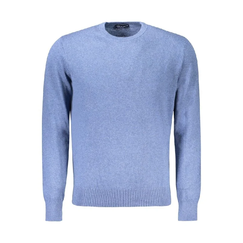 North Sails Blue Cotton Men's Sweater