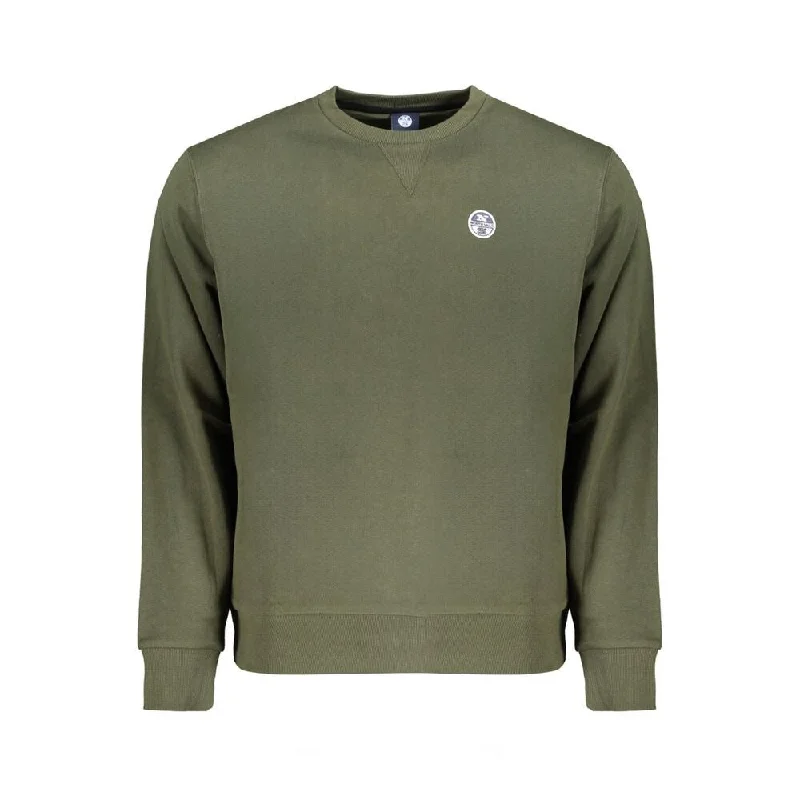 North Sails Green Cotton Men's Sweater