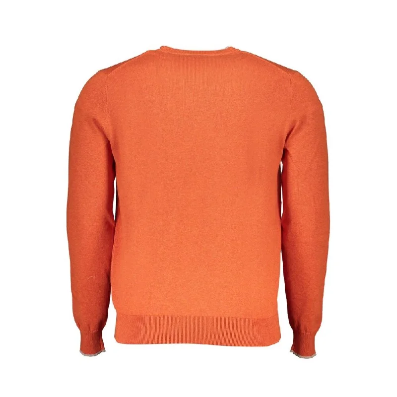 North Sails Orange Cotton Men's Sweater