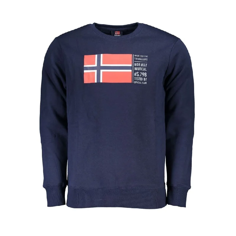 Norway 1963 Blue Cotton Men's Sweater