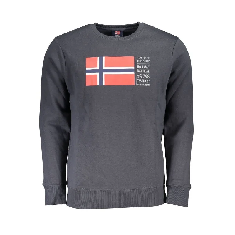 Norway 1963 Gray Cotton Men's Sweater