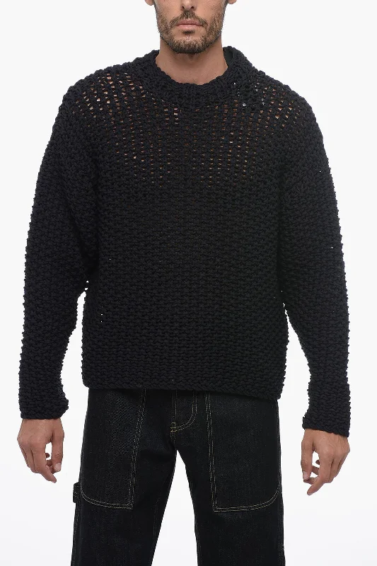 Stone Island Crew Neck MARINA Crochet Designed Pullover