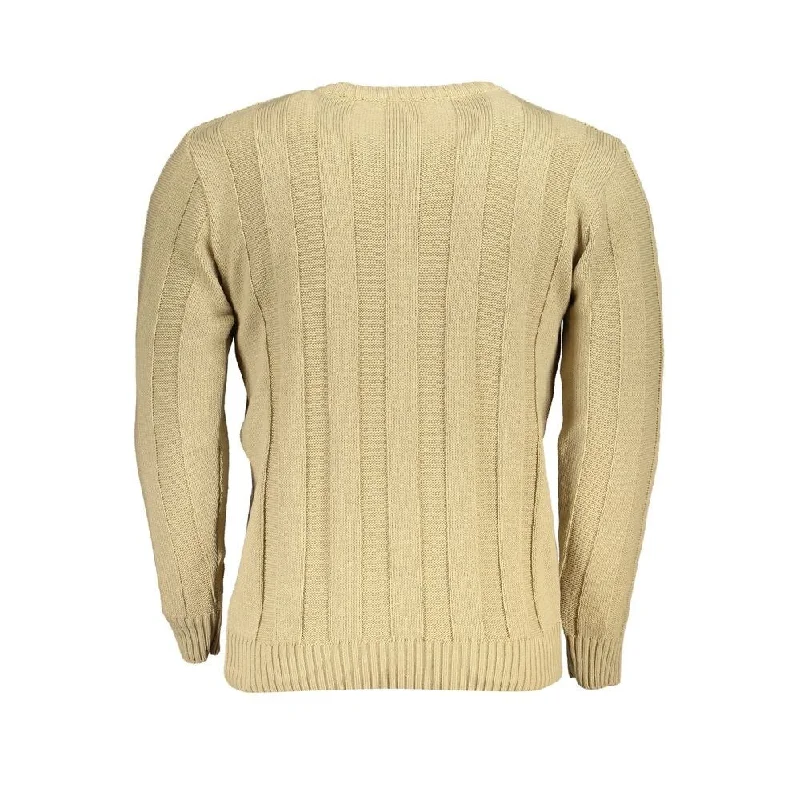 U.S. Grand Polo Beige Fabric Men's Sweater