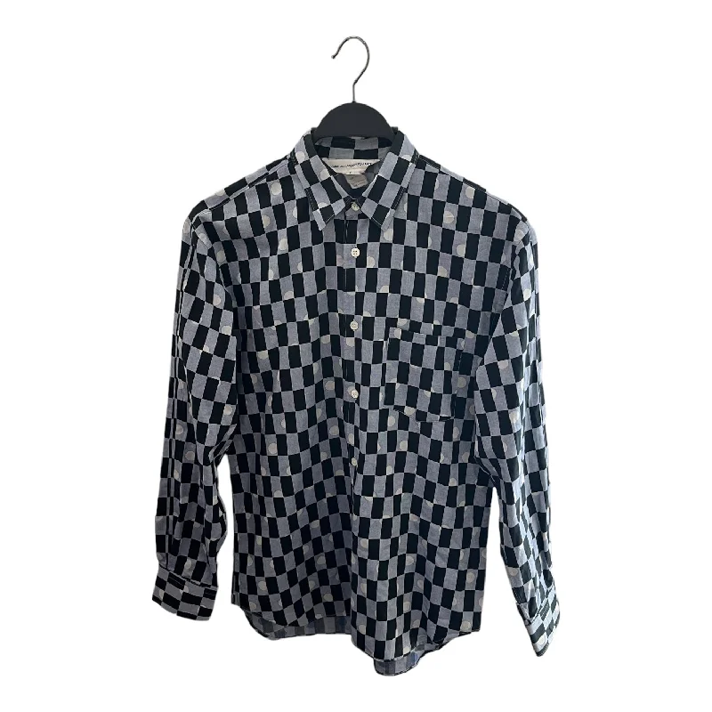 COMME des GARCONS SHIRT/LS Shirt/S/Cotton/IDG/All Over Print/CHECKERED