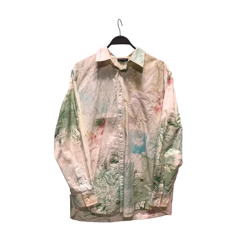 Acne Studios/LS Shirt/M/MLT/All Over Print/GEOGRAPHICAL STAMPED BUTTON UP