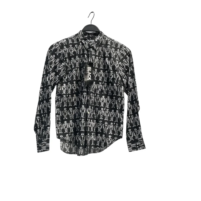 BLACK COMME des GARCONS/LS Shirt/XS/Cotton/BLK/All Over Print/