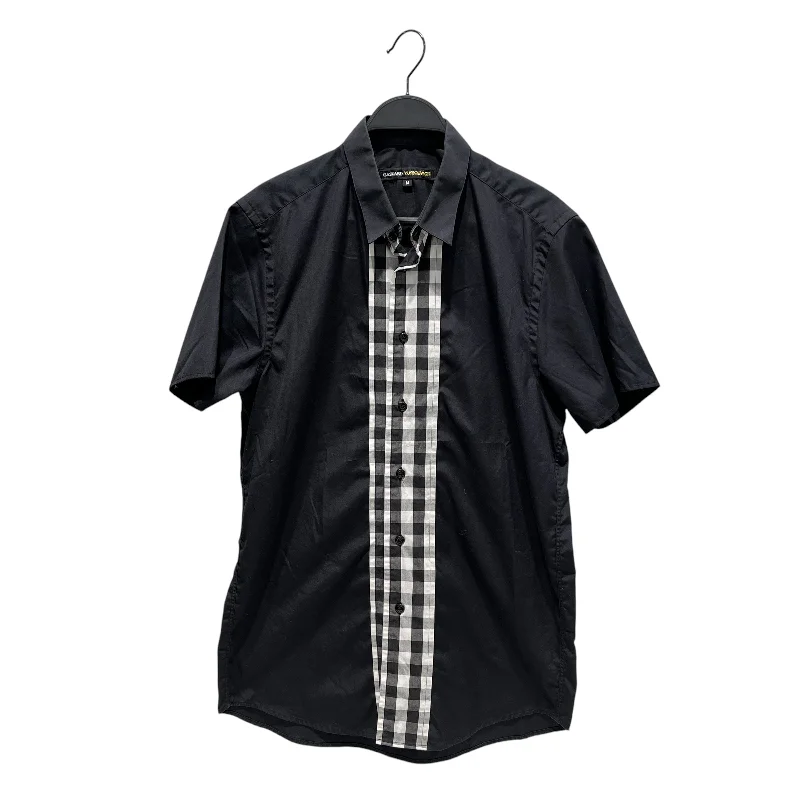 GASPARD YURKIEVICH/Shirt/M/Cotton/BLK/Gingham Check/gingham front