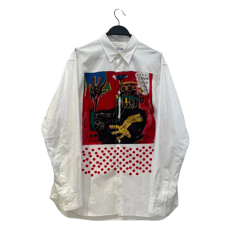 COMME des GARCONS/LS Shirt/M/Cotton/WHT/