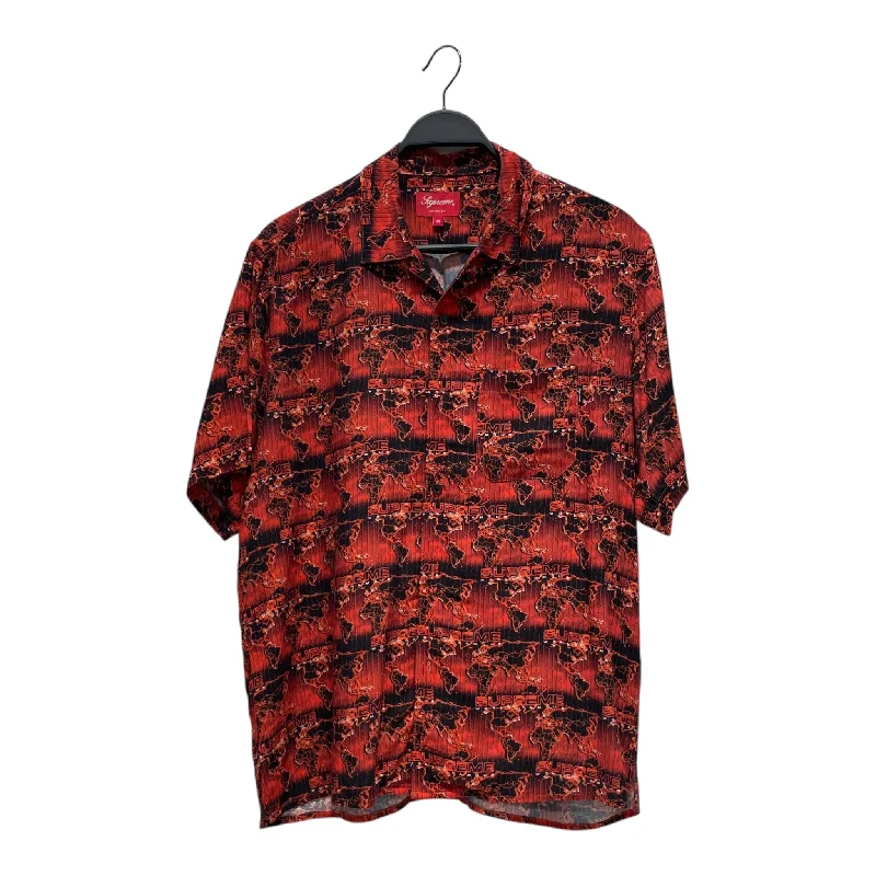 Supreme/SS Shirt/M/Cotton/RED/All Over Print/