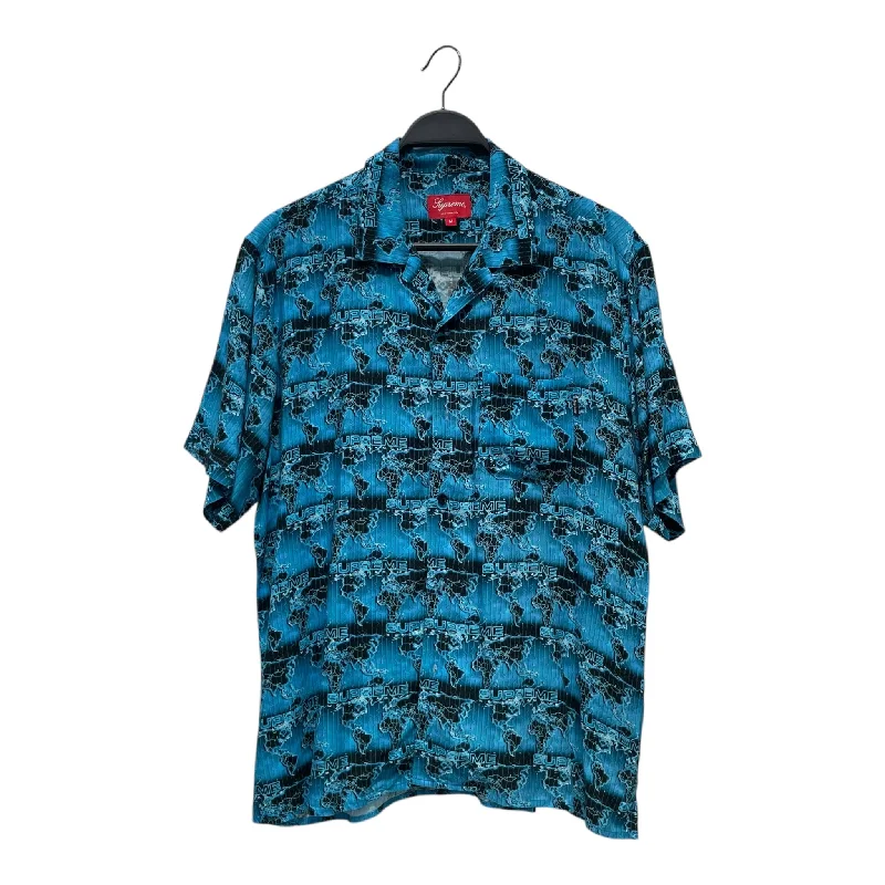 Supreme/SS Shirt/M/Cotton/BLU/All Over Print/