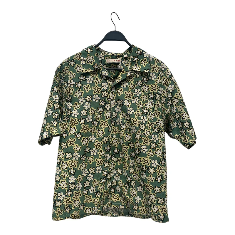 UNIQLO×MARNI/SS Shirt/L/Cotton/GRN/All Over Print/