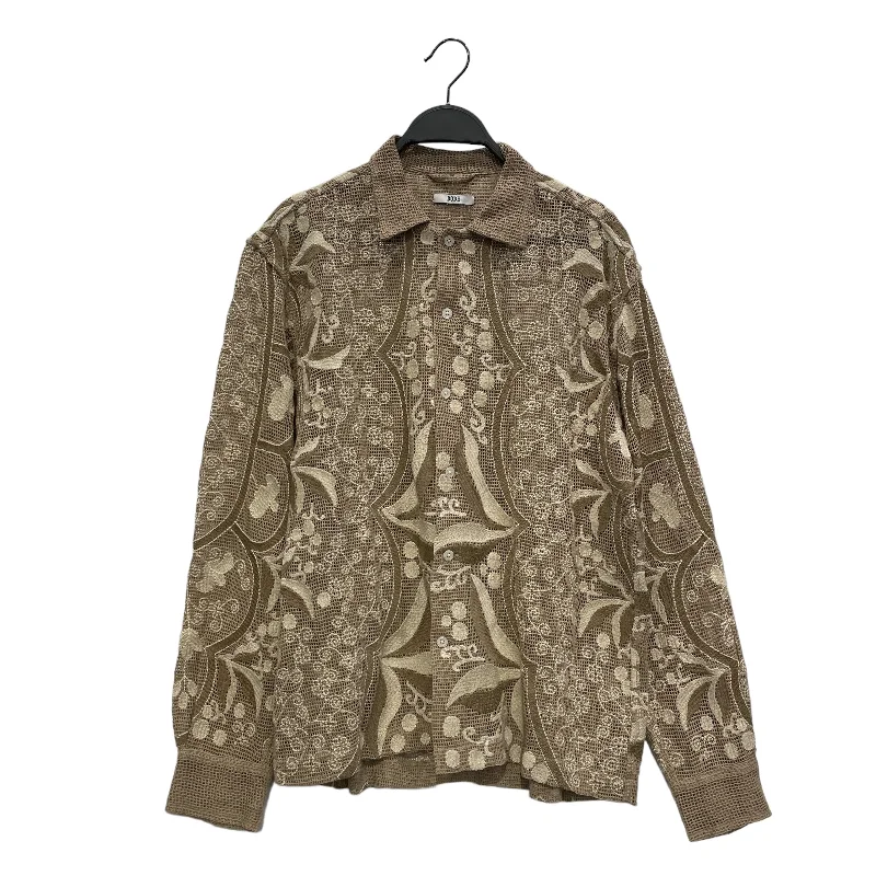 BODE/Filet Filigree Long Sleeve Shirt/S