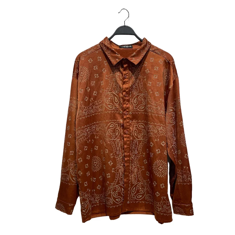 CETRA VISIONS/LS Shirt/XL/Polyester/ORN/Paisley/