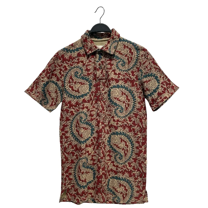 AIME LEON DORE/Polo Shirt/M/Cotton/RED/Animal Pattern/