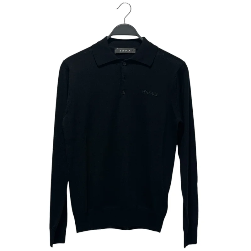 VERSACE/Polo Shirt/44/Cotton/BLK/