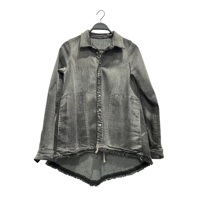 Rick Owens/LS Shirt/S/Cotton/GRY/Denim Overshirt