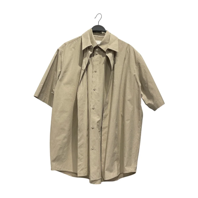 JIL SANDER/SS Shirt/39/Cotton/KHK/Double layer