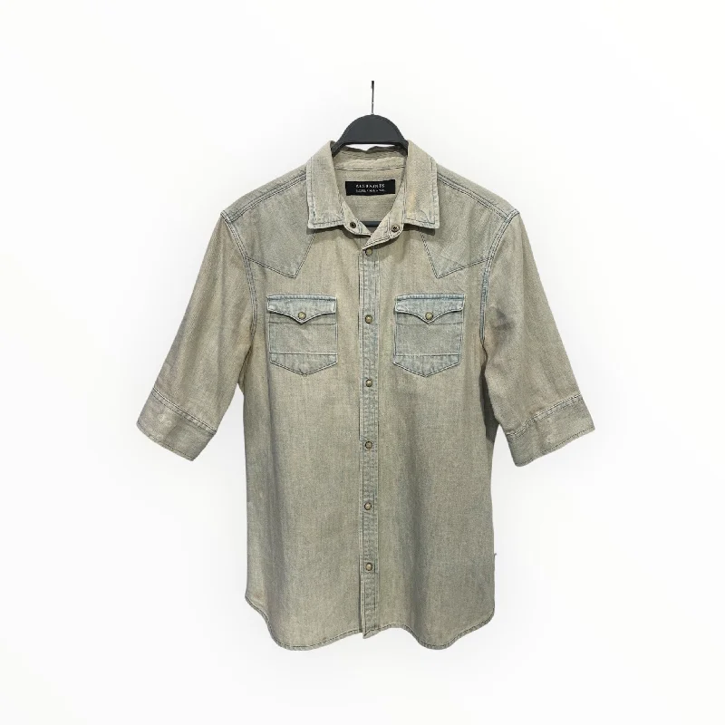 ALLSAINTS/SS Shirt/M/Denim/BLU/