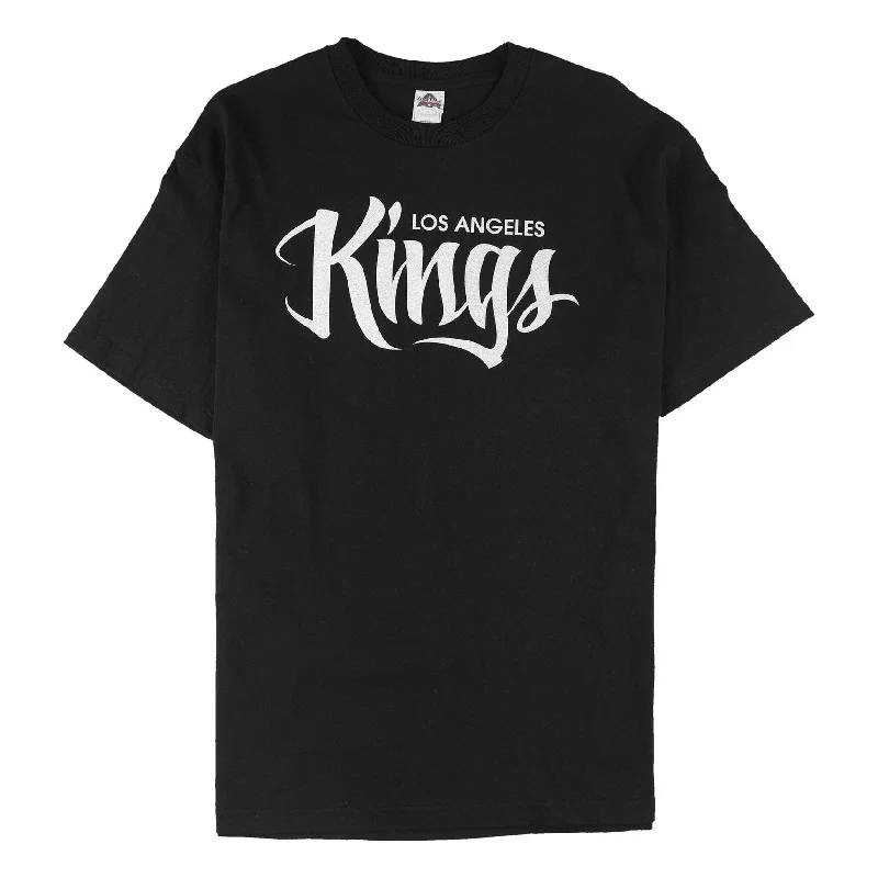 Alstyle Mens LA Kings Graphic T-Shirt, Black, X-Large