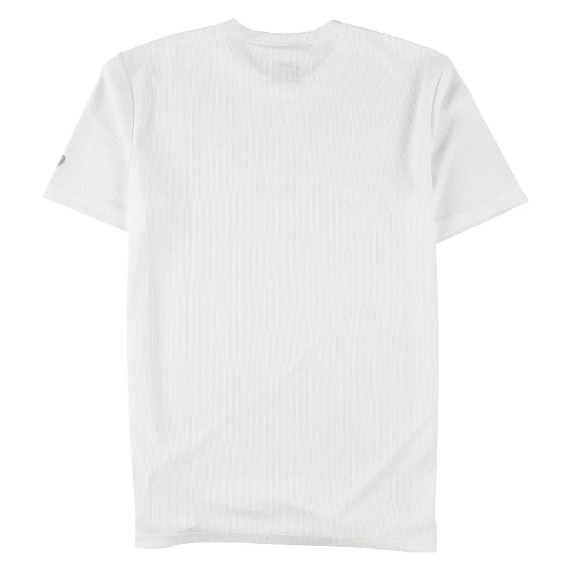 ASICS Mens Ready Set Basic T-Shirt, White, Small